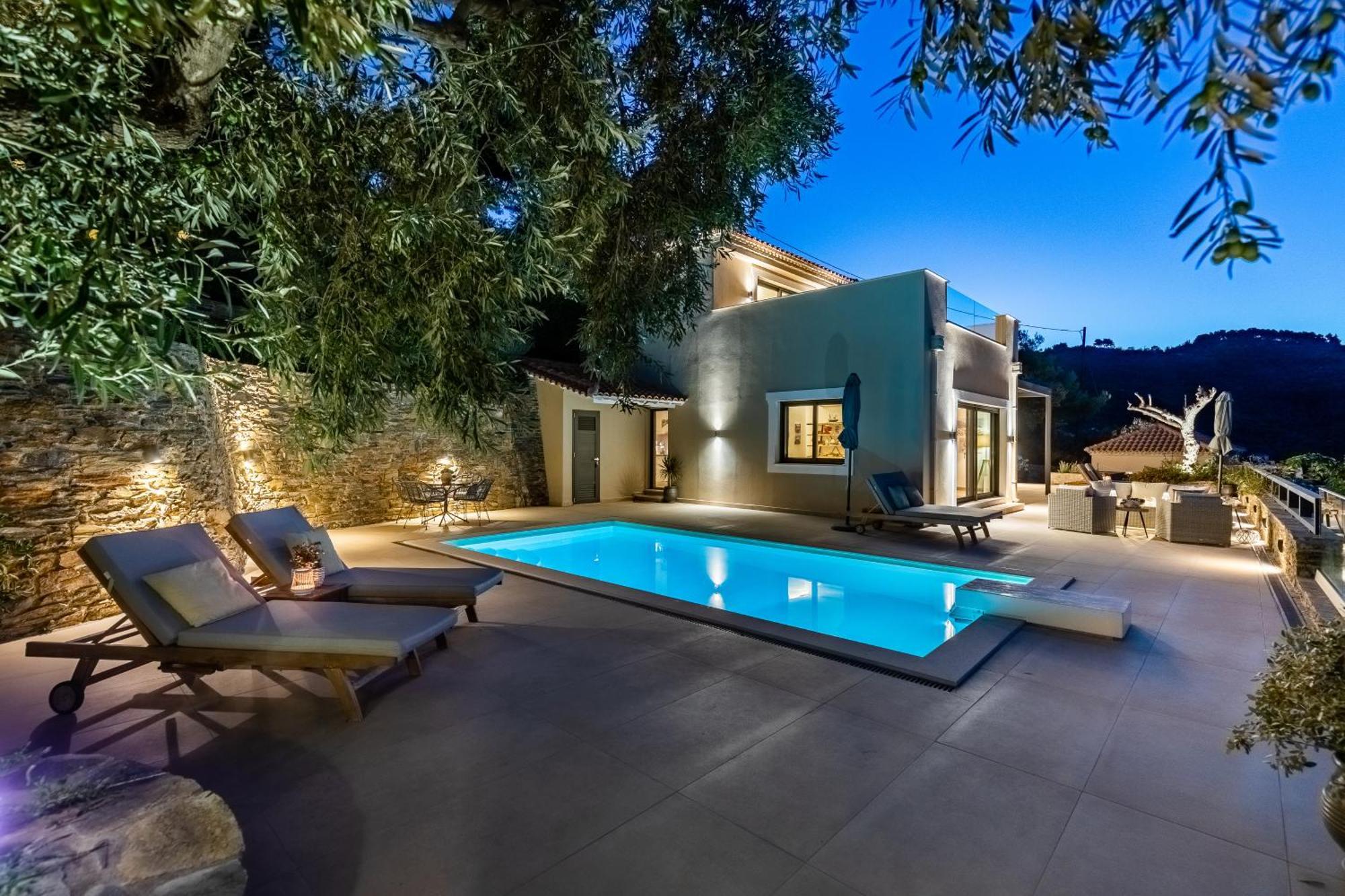 Villa Antigone Luxury Retreat 스코펠로스 타운 외부 사진